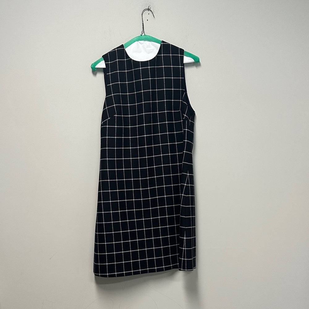 Alice + Olivia Black and White Checkered Dress